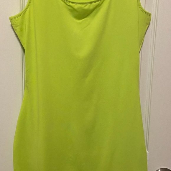 Lime Green Bodycon Dress (NWOT) - Picture 2 of 3